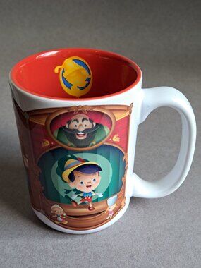 Pinocchio: Comic Storybook USED Coffee Mug (Disney Parks, Three Panels) PM